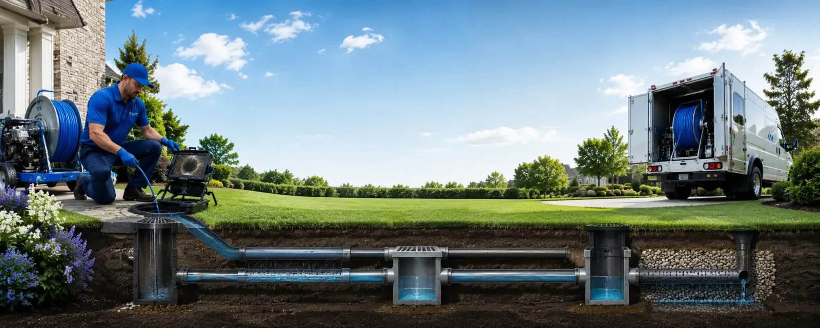 Outdoor drain cleaning information for Procious, WV
